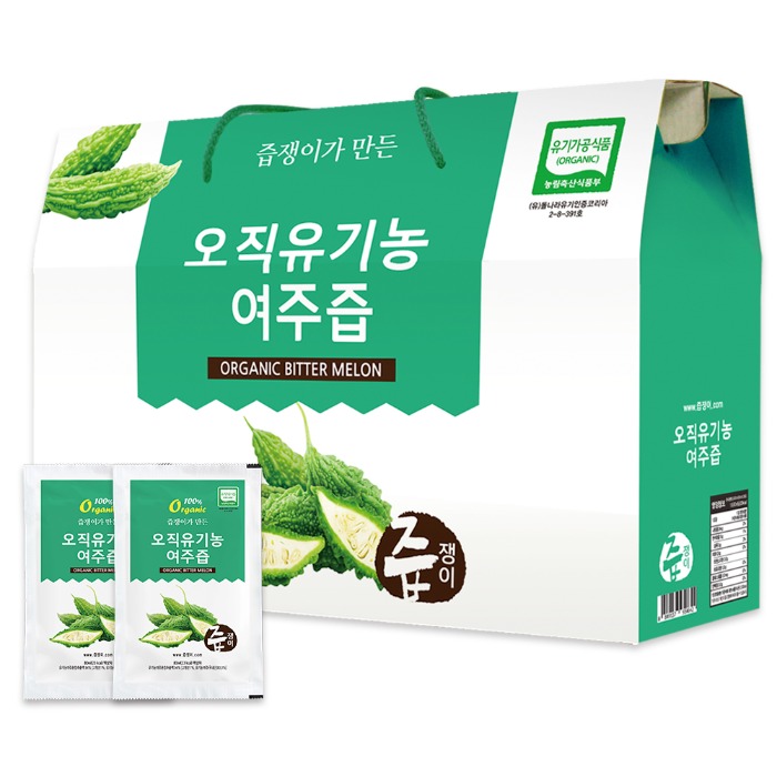 즙쟁이 오직 유기농 여주즙 1박스 30포